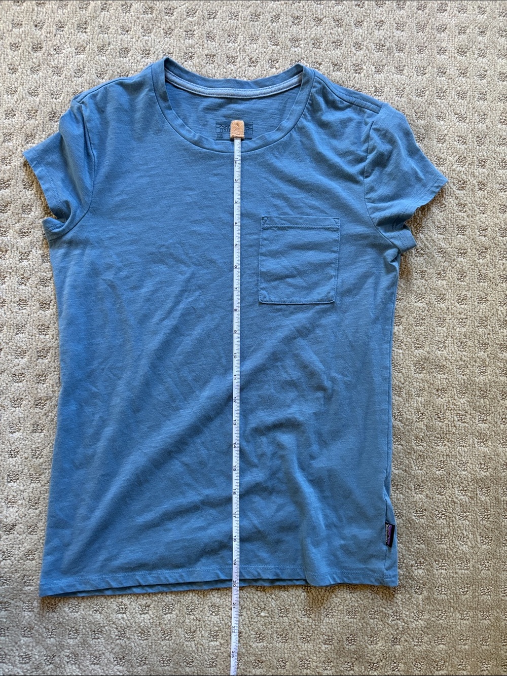 Patagonia Women’s Mainstay Pocket Tee- Blue XS - Picture 8 of 9